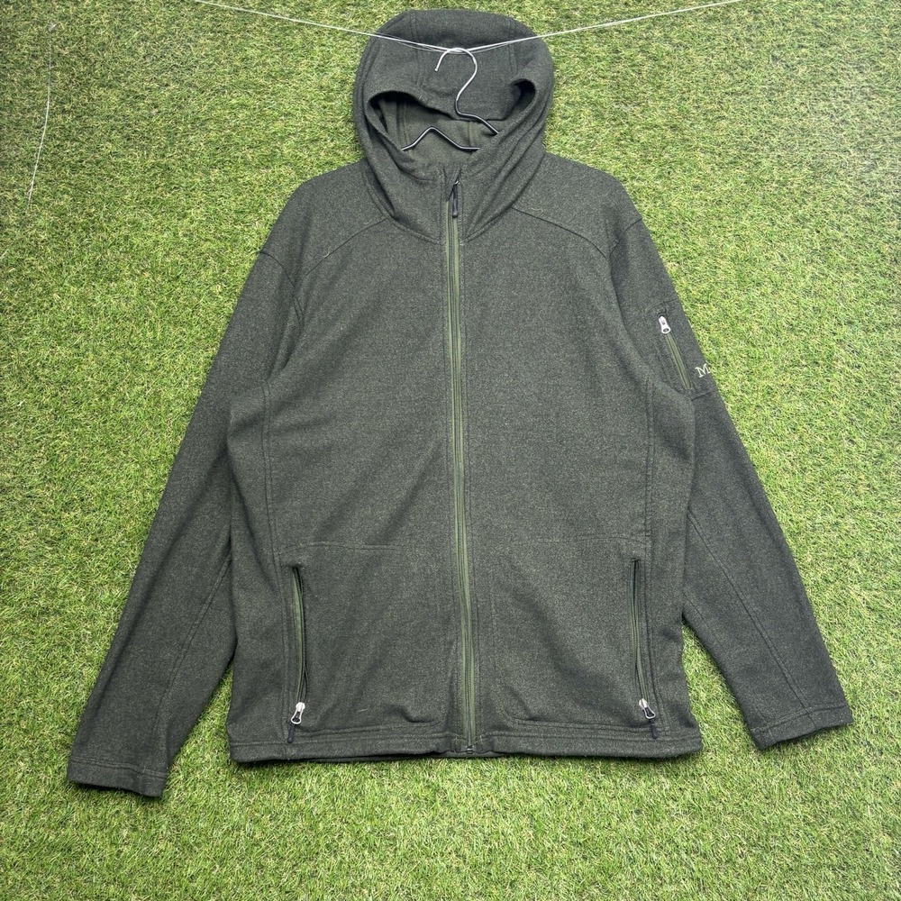 Marmot Drop Line Fleece Jacket Mens Large Full-Zip Sweater Outdoor Gorpcore
